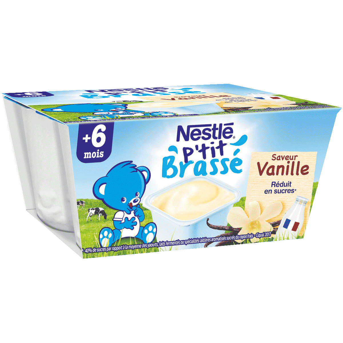 Yaourt Bebe Saveur Vanille P Tit Brasse Nestle Bebe