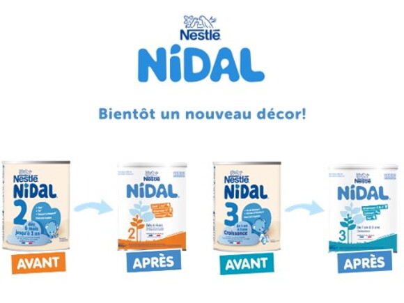 Nestlé Nidal Lait 2ème Âge Relais 800g pas cher