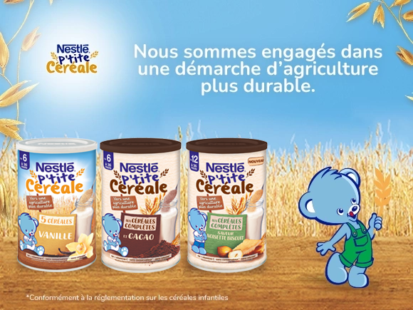 Home delivery of Nestlé P'tite Céréales Dès 6 Mois Vanille 400g