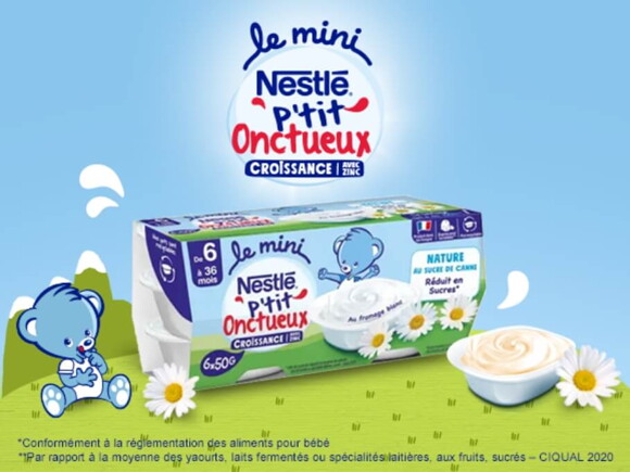 Les laitages et yaourts bébé Nestlé Bébé par P'tit Lactés