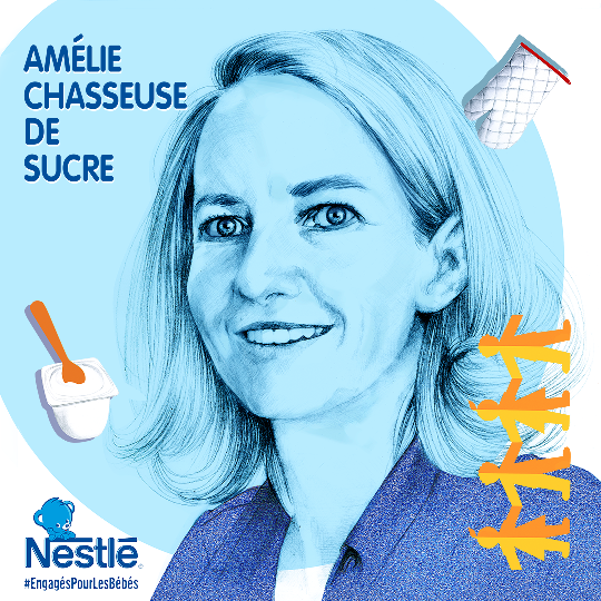  Amélie Chasseuse de sucre. #EngagéePourLesBébés