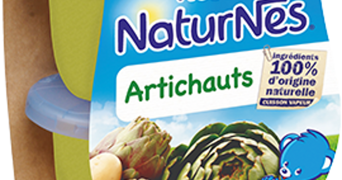 Petit Pot Bebe Artichauts Naturnes Nestle Bebe